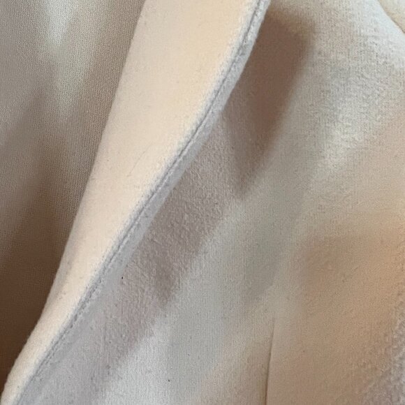 Messini Blazer Coat Jacket Cream Single Breasted Size Large L Career Office - Picture 5 of 6